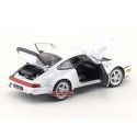 1988 Porsche 911 (964) Turbo Coupe Blanco 1:18 Welly 18026 Cochesdemetal 10 - Coches de Metal 