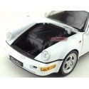 Cochesdemetal.es 1988 Porsche 911 (964) Turbo Coupe Blanco 1:18 Welly 18026