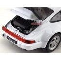 Cochesdemetal.es 1988 Porsche 911 (964) Turbo Coupe Blanco 1:18 Welly 18026