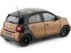 Carsdemetal.es 2015 Smart Forfour Coupe (W453) Black/Brown 1:18 Revendedor Edição B66960299