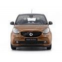 Carsdemetal.es 2015 Smart Forfour Coupe (W453) Black/Brown 1:18 Revendedor Edição B66960299