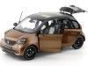 Carsdemetal.es 2015 Smart Forfour Coupe (W453) Black/Brown 1:18 Revendedor Edição B66960299