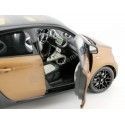 Carsdemetal.es 2015 Smart Forfour Coupe (W453) Black/Brown 1:18 Revendedor Edição B66960299