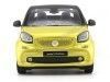 Cochesdemetal.es 2015 Smart Fortwo Cabriolet (A453) Noir / jaune 1:18 Édition du concessionnaire B66960289