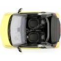 Cochesdemetal.es 2015 Smart Fortwo Cabriolet (A453) Noir / jaune 1:18 Édition du concessionnaire B66960289