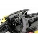 Cochesdemetal.es 2015 Smart Fortwo Cabriolet (A453) Noir / jaune 1:18 Édition du concessionnaire B66960289