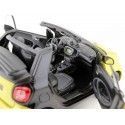 Cochesdemetal.es 2015 Smart Fortwo Cabriolet (A453) Noir / jaune 1:18 Édition du concessionnaire B66960289
