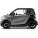 Cochesdemetal.es 2015 Smart Fortwo Coupe (C453) Black/Grey 1:18 Dealer Edition B66960281