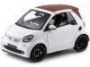 Carsdemetal.es 2015 Smart Fortwo Cabriolet (A453) Branco/Branco 1:18 Revester Edição B66960291