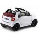 Carsdemetal.es 2015 Smart Fortwo Cabriolet (A453) Branco/Branco 1:18 Revester Edição B66960291