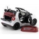 Carsdemetal.es 2015 Smart Fortwo Cabriolet (A453) Branco/Branco 1:18 Revester Edição B66960291