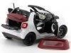 Carsdemetal.es 2015 Smart Fortwo Cabriolet (A453) Branco/Branco 1:18 Revester Edição B66960291