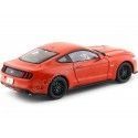 Cochesdemetal.es 2016 Ford Mustang GT 5.0 Cupe Naranja 1:18 Auto World AW242