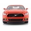 Cochesdemetal.es 2016 Ford Mustang GT 5.0 Cup Naranja 1:18 Auto World AW242