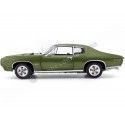 Cochesdemetal.es 1968 Pontiac GTO Hardtop Green 1:18 Auto World AMM1128