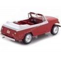 Cochesdemetal.es 1970 Jeep Jeepster Commando Convertible Red-White 1:18 BoS-Models 340