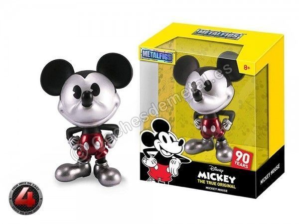 Cochesdemetal.es Serie "Disney" Figura de Metal "Mickey Mouse" 1:18 Jada Toys 30026