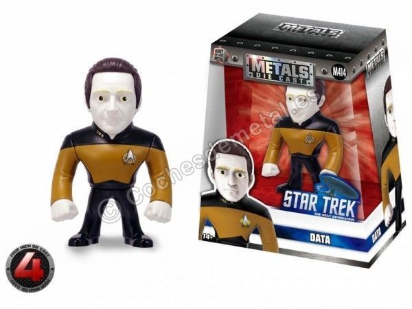 Cochesdemetal.es Serie "Star Trek" Figura de Metal "Data" 1:18 Jada Toys 98175