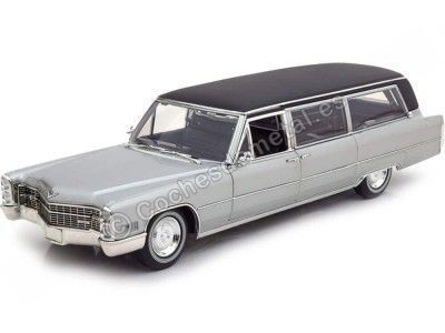 1966 Cadillac S-S Limo Funebre Silver 1:18 GreenLight Precision Collection 18005 Cochesdemetal.es