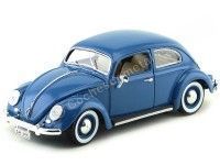 1955 Volkswagen Kafer Beetle Azul 1:18 Bburago 12029