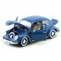 1955 Volkswagen VW Kafer Beetle Azul 1:18 Bburago 12029 Cochesdemetal 9 - Coches de Metal 