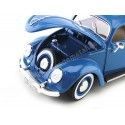 1955 Volkswagen VW Kafer Beetle Azul 1:18 Bburago 12029 Cochesdemetal 11 - Coches de Metal 