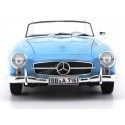 Cochesdemetal.es 1955 Mercedes-Benz 190 SL (W121) Convertible Azul 1:18 Norev 183400