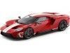 CARSDEMETAL.ES 2017 Ford GT Red avec rayures blanches 1:18 GT Spirit US008B