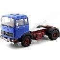 Carsdemetal.es 1969 caminhão Mercedes LPS 1632 Dois eixos azul-vermelho 1:18 ROAD KINGS 180022