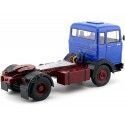 Carsdemetal.es 1969 caminhão Mercedes LPS 1632 Dois eixos azul-vermelho 1:18 ROAD KINGS 180022