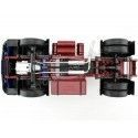 Carsdemetal.es 1969 caminhão Mercedes LPS 1632 Dois eixos azul-vermelho 1:18 ROAD KINGS 180022