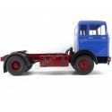 Cochesdemetal.es 1969 Camion Mercedes LPS 1632 Dos Ejes Blue-Red 1:18 Road Kings 180022