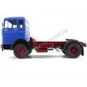Carsdemetal.es 1969 caminhão Mercedes LPS 1632 Dois eixos azul-vermelho 1:18 ROAD KINGS 180022