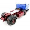 Carsdemetal.es 1969 caminhão Mercedes LPS 1632 Dois eixos azul-vermelho 1:18 ROAD KINGS 180022