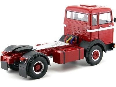 1969 Camion Mercedes LPS 1632 Dos Ejes Red-White 1:18 Road Kings 180021 Cochesdemetal.es 2