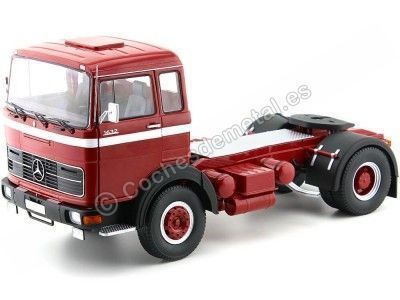 1969 Camion Mercedes LPS 1632 Dos Ejes Red-White 1:18 Road Kings 180021 Cochesdemetal.es