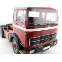 Cochesdemetal.es 1969 Camion Mercedes LPS 1632 Dos Ejes Red-White 1:18 Road Kings 180021