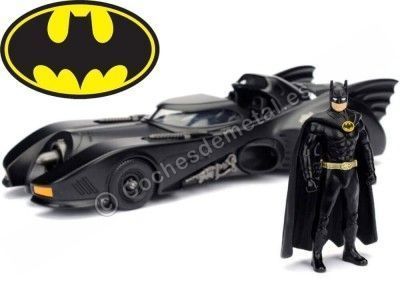 Cochesdemetal.es 1989 Batmobile Batman revient avec la figure de Batman 1:24 Jada Toys 98260 253215002