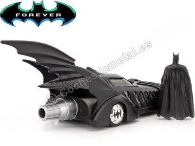 Carsdemetal.es 1995 Batmobile Batman Forever avec Batman Figure 1:24 Jada Toys 98036/253215003 2