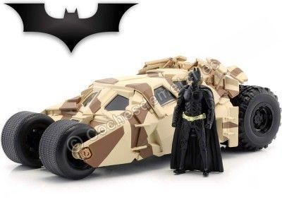 2012 The Dark Knight Trilogy Camouflage Tumbler + Figura Batman 1:24 Jada Toys 98543 Cochesdemetal.es