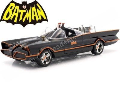 Cochesdemetal.es 1966 TV Series Batmobile con luces, Batman y Robin 1:18 Jada Toys 98625/253216001