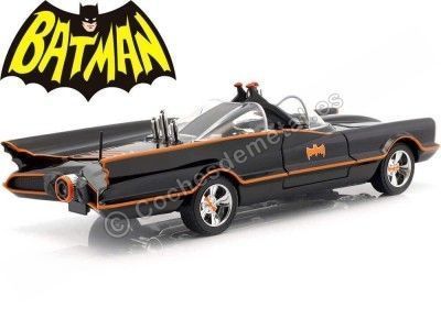 Cochesdemetal.es 1966 TV Series Batmobile con luces, Batman y Robin 1:18 Jada Toys 98625/253216001 2