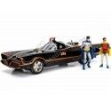 Cochesdemetal.es 1966 TV Series Batmobile con luces, Batman y Robin 1:18 Jada Toys 98625/253216001