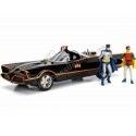 Carsdemetal.es 1966 Série de TV Batmobile com luzes, Batman e Robin 1:18 Jada Toys 98625 253216001