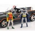 Cochesdemetal.es 1966 TV Series Batmobile con luces, Batman y Robin 1:18 Jada Toys 98625/253216001