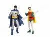 Cochesdemetal.es 1966 TV Series Batmobile con luces, Batman y Robin 1:18 Jada Toys 98625/253216001