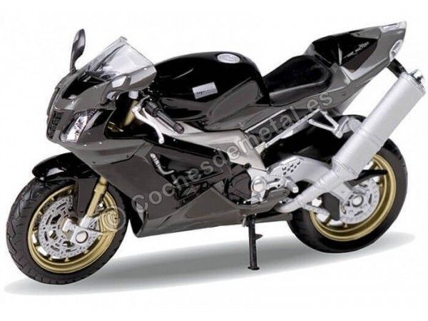 Carsdemetal.es 2007 Aprilia RSV 1000 r Fábrica Black 1:18 bem 12807