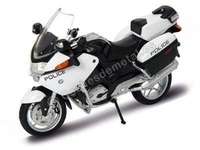 Carsdemetal.es 2004 BMW R1200 RT Polícia Branca 1:18 Bem 12811