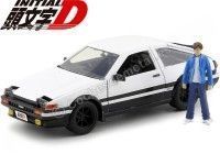 1983 Toyota Sprinter Trueno (AE86) Initial D + Figura de Takumi 1:24 Jada Toys 99733