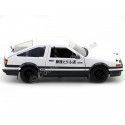 Cochesdemetal.es 1983 Toyota Sprinter Trueno (AE86) Initial D + Figura de Takumi 1:24 Jada Toys 99733